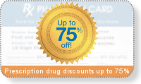 Prescription drug discounts up to 75%